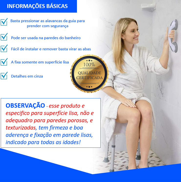 BARRAFLEX - Apoio de Equilíbrio - simples instalaçã